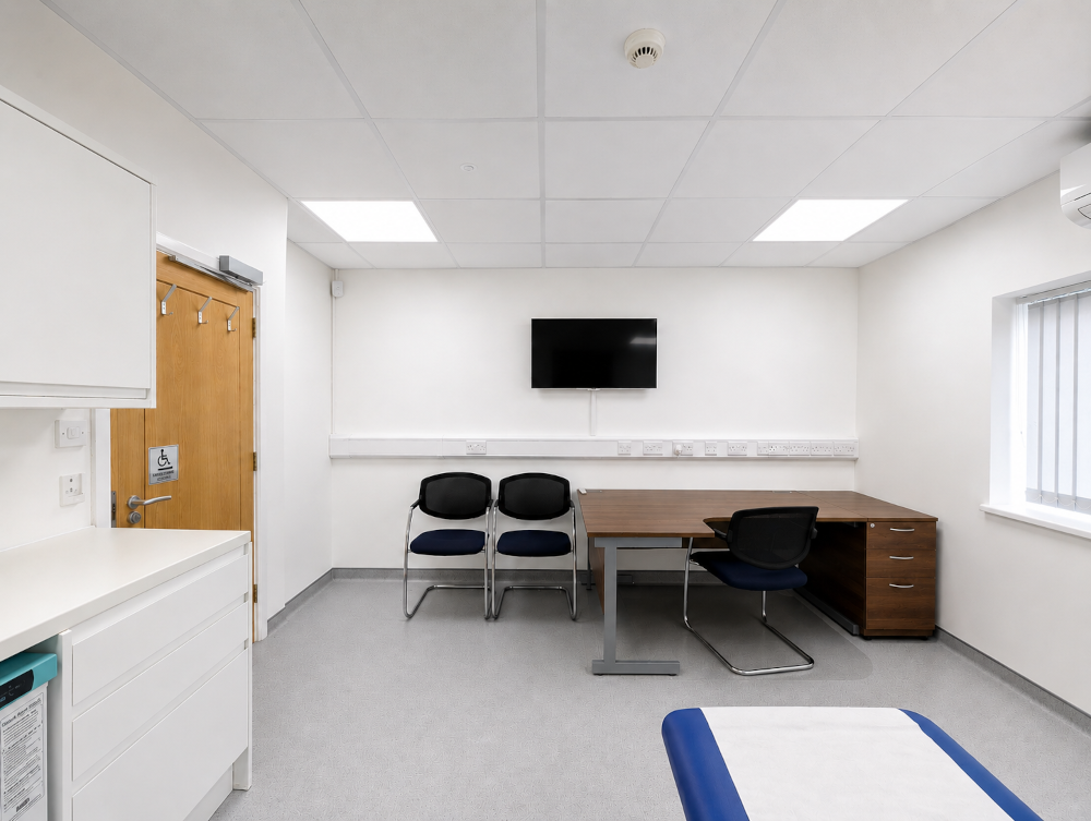Clinic Room One With Full Desk