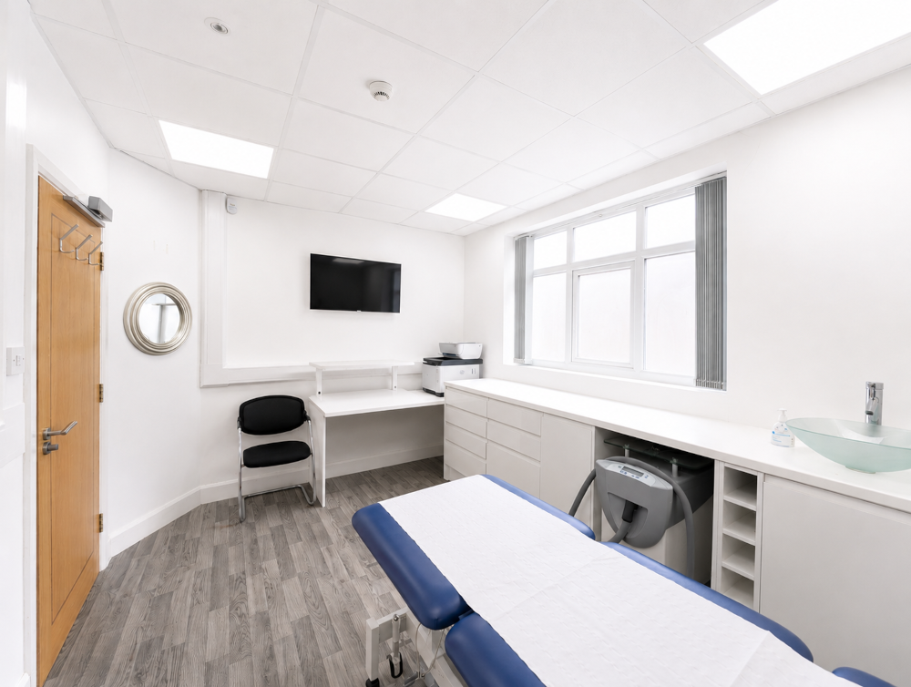Clinic Room Three Desk & Seating