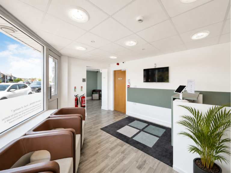 Clinic Suites Reception And Second Seating Area