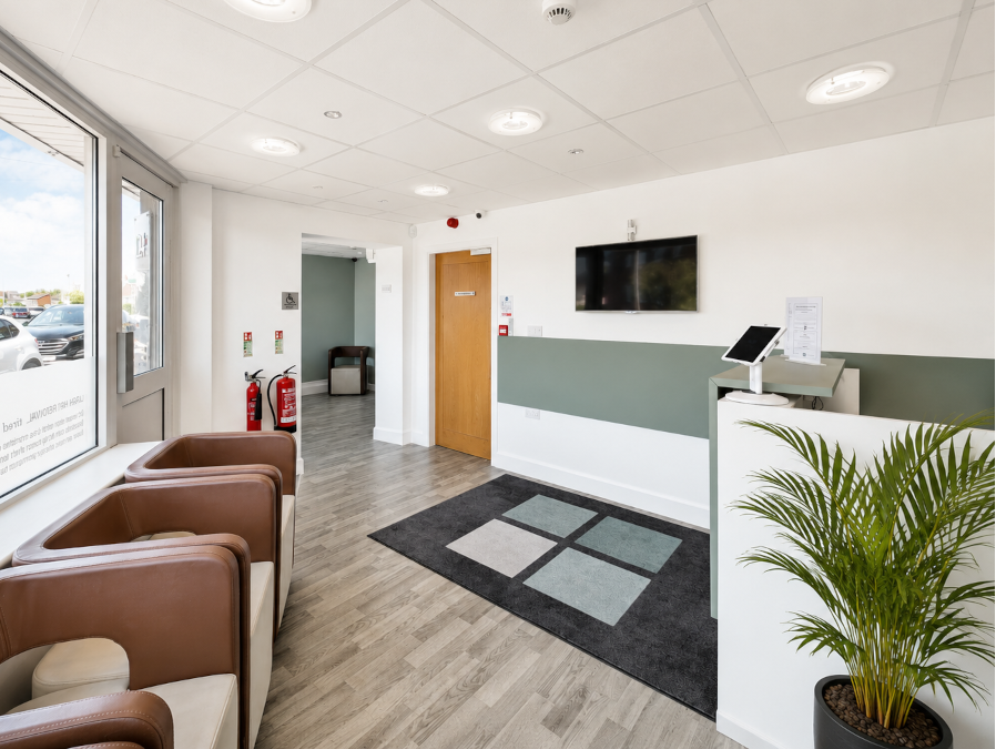 Clinic Suites Reception And Second Seating Area