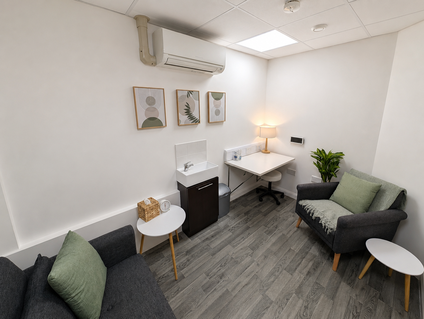 Therapy Room One - Chair Wall